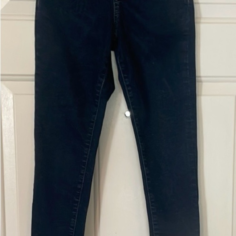 Express Women's Dark Blue Skinny Jeans length 37 inches hip width 15
